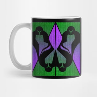 Purple Green Obsidian Order Jevonite Dagger Mug